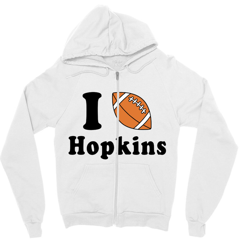 I Baseball Hopkins Zipper Hoodie | Artistshot