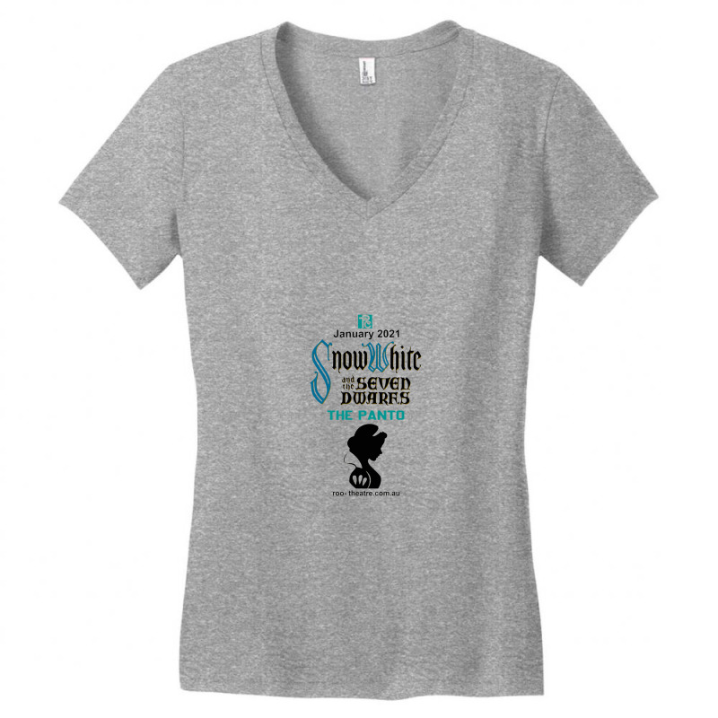 Snow White Rtc Black Women's V-Neck T-Shirt by celenganraindu | Artistshot