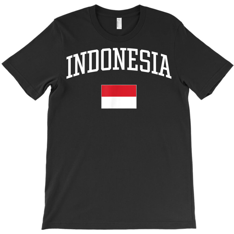 Vintage Flag Of Indonesia Love Your Country T Shirt T-shirt | Artistshot