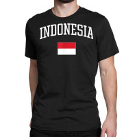 Vintage Flag Of Indonesia Love Your Country T Shirt Classic T-shirt | Artistshot