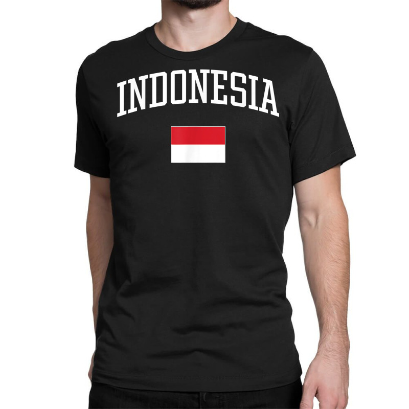 Vintage Flag Of Indonesia Love Your Country T Shirt Classic T-shirt | Artistshot