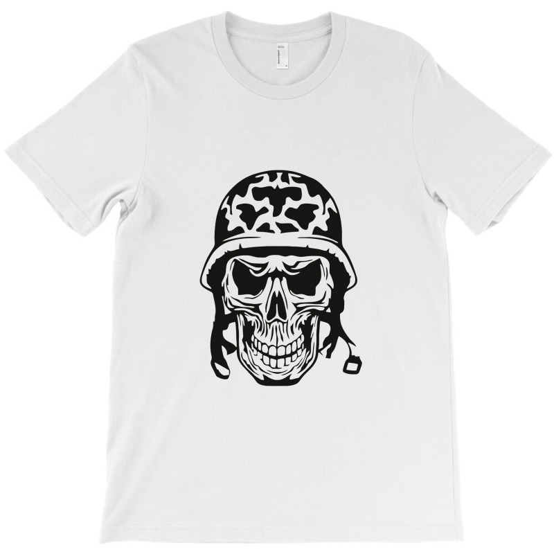 Soldier Skull T-shirt | Artistshot