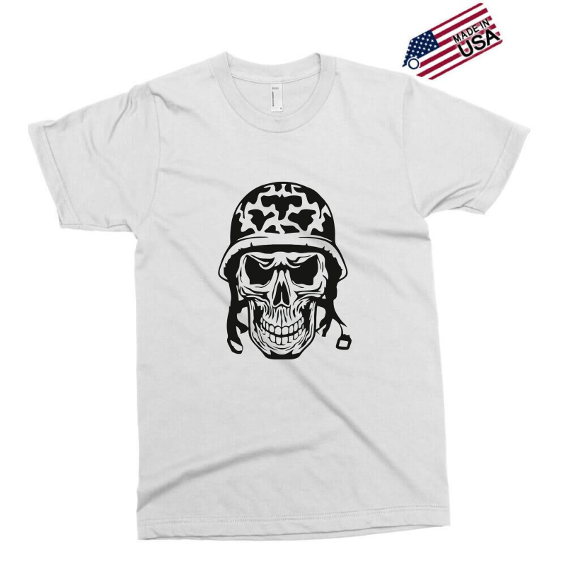 Soldier Skull Exclusive T-shirt | Artistshot