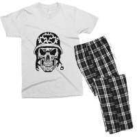 Soldier Skull Men's T-shirt Pajama Set | Artistshot