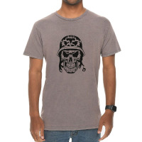 Soldier Skull Vintage T-shirt | Artistshot