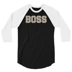 boss funny 3/4 Sleeve Shirt | Artistshot