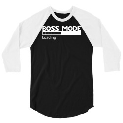 boss mode   loading 3/4 Sleeve Shirt | Artistshot