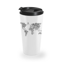 Map T-shirt Travel Mug | Artistshot