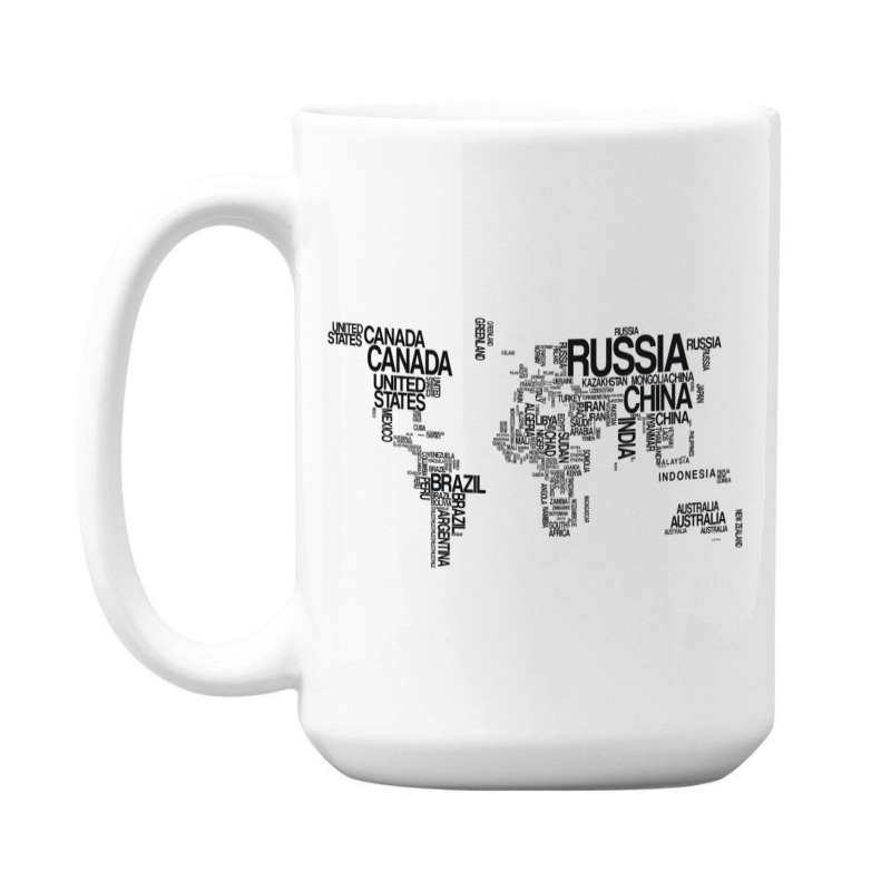 Map T-shirt 15 Oz Coffee Mug | Artistshot