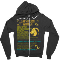 Capricorn Woman Zipper Hoodie | Artistshot