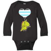 Demiboy T Rex Long Sleeve Baby Bodysuit | Artistshot