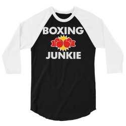 boxe junkie 3/4 Sleeve Shirt | Artistshot