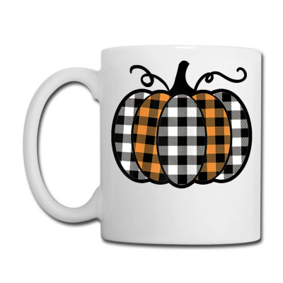 Women Teen Girls Pumpkin Buffalo Plaid Check For Fall Autumn T Shirt Coffee Mug Designed By Darelychilcoat1989