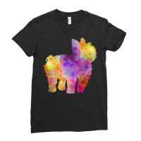 Dogs Lovers T  Shirt Yorkshire Terrier In Watercolor T  Shirt Ladies Fitted T-shirt | Artistshot