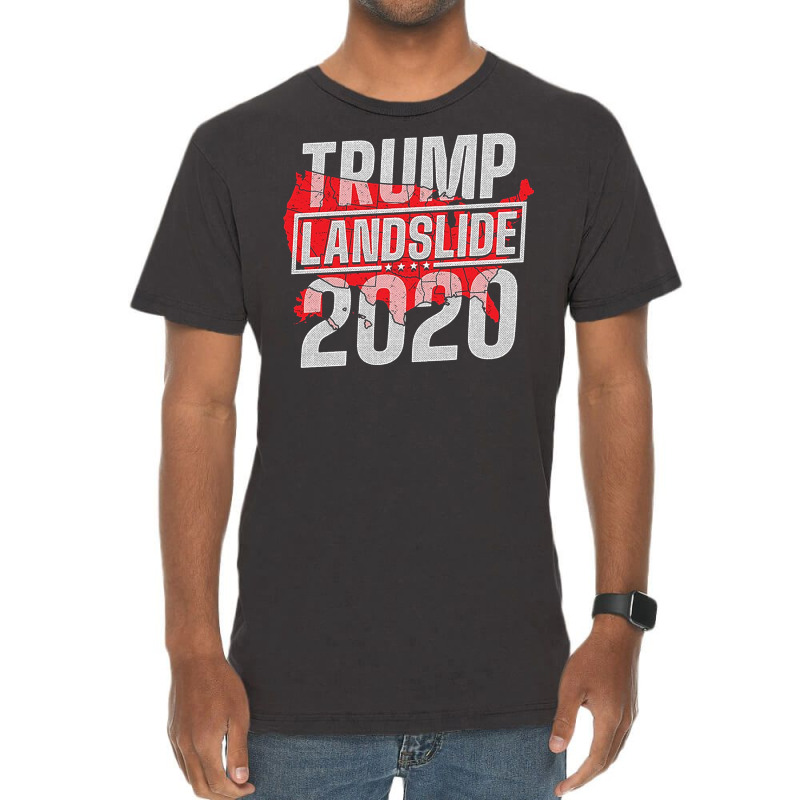 Trump Landslide 2020 Vintage T-shirt | Artistshot