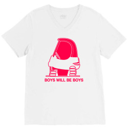 boys will be boys V-Neck Tee | Artistshot