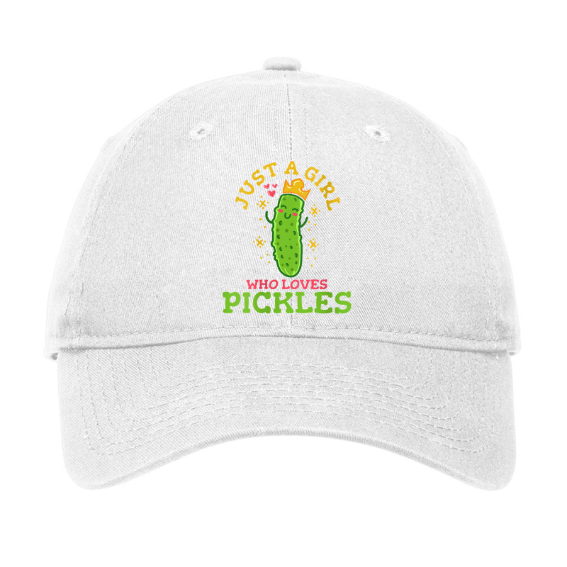 Womens Pickle Just A Girl Who Loves Pickles Vegan V Neck T Shirt Adjustable Cap by darelychilcoat1989 | Artistshot