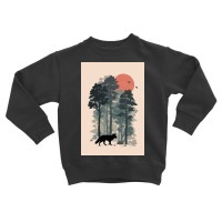 Team,a,mari,usque,ad,,mare,bc,beaver,black,and,white,bold,canadian,pat Toddler Sweatshirt | Artistshot