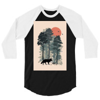 Team,a,mari,usque,ad,,mare,bc,beaver,black,and,white,bold,canadian,pat 3/4 Sleeve Shirt | Artistshot