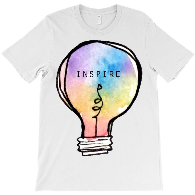 The Lovers, Inspire, Inspiration, Colorful, Rainbow, Light, Lightbulb, T-shirt | Artistshot