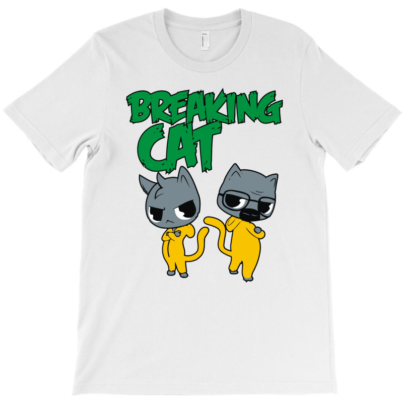 Breaking Cat T-shirt | Artistshot
