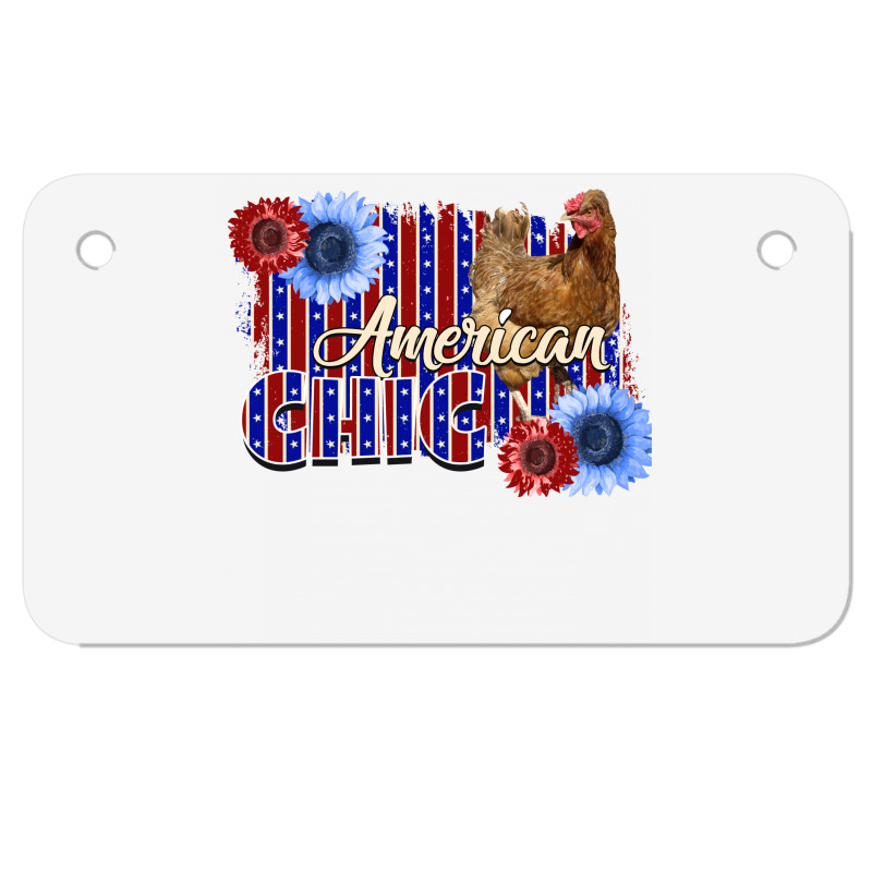 American Chicken Motorcycle License Plate | Artistshot