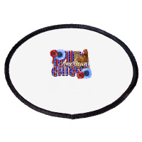 American Chicken Oval Patch | Artistshot