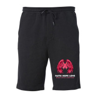 Angel Wings Breast Cancer Awareness Fleece Short | Artistshot