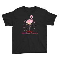 Flamingo Pink Breast Cancer Youth Tee | Artistshot