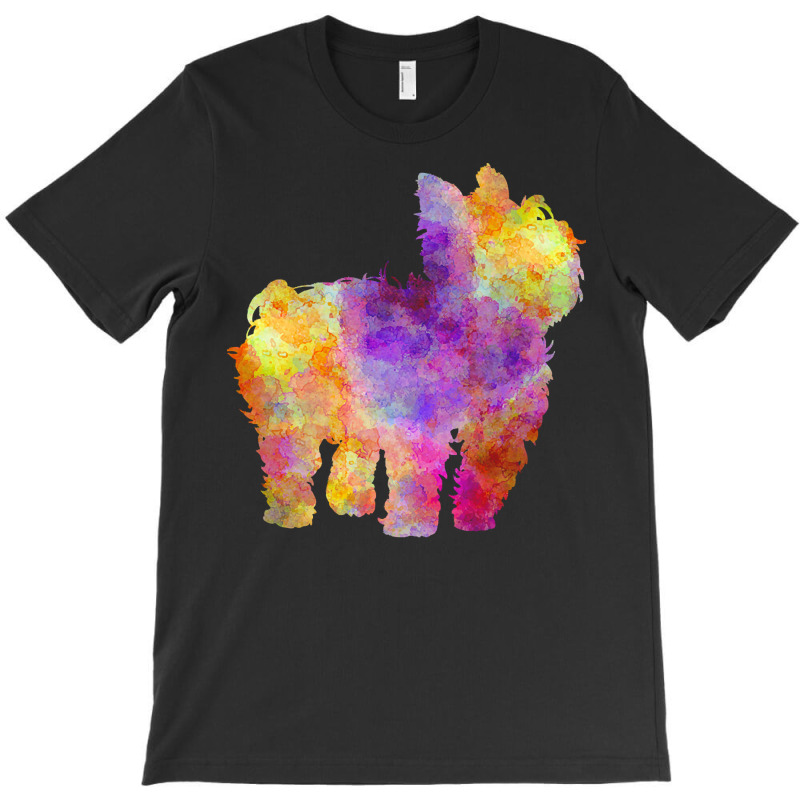 Dogs Lovers T  Shirt Yorkshire Terrier In Watercolor T  Shirt T-Shirt by robb98104 | Artistshot