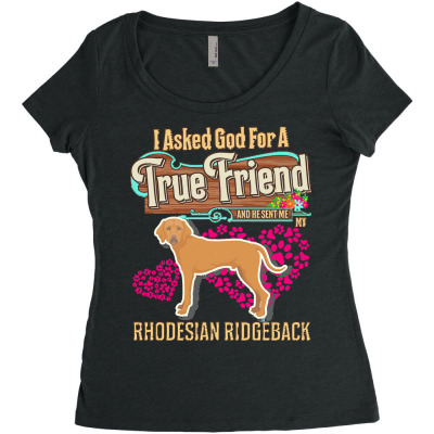 Rhodesian Ridgeback T Shirt Rhodesian Ridgeback Gifts I Asked God F ...