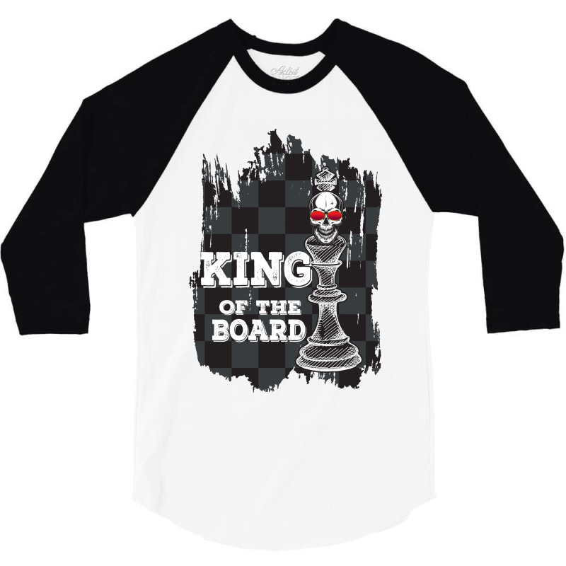 King Of The Board 3/4 Sleeve Shirt | Artistshot