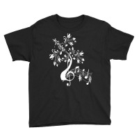 Musical Sheet Music Notes Tree Nature For Musicians And Fans T Shirt Youth Tee | Artistshot