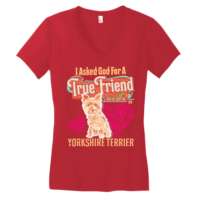 Yorkshire Terrier Owner Gift Yorkshire T  Shirt E N T  Shirt Women's V-Neck T-Shirt by tkulas582 | Artistshot