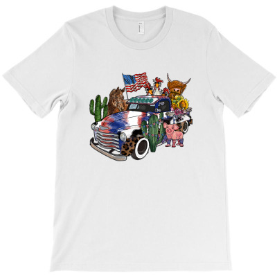 American Animal Truck T-shirt Designed By Omer