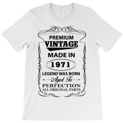 vintage legend was born 1971 T-Shirt | Artistshot