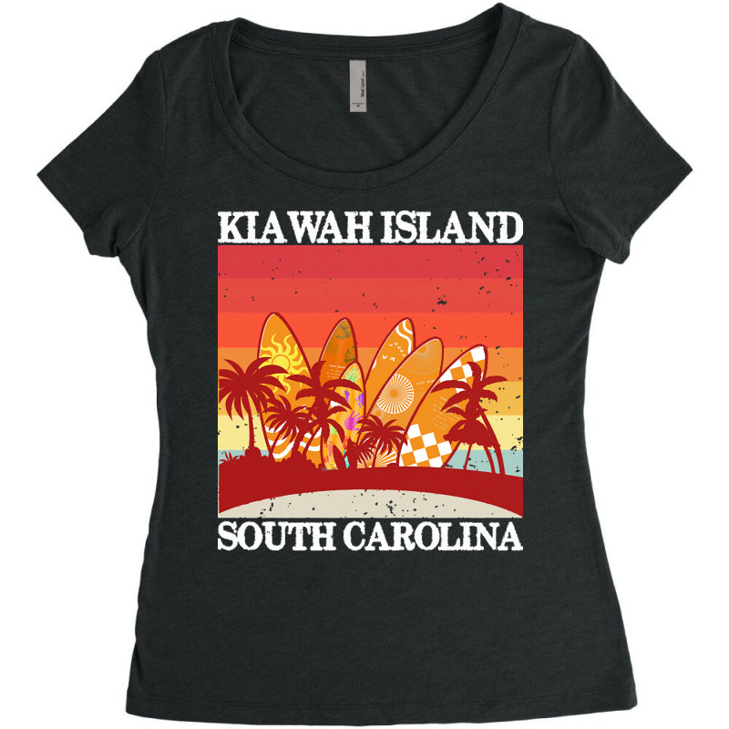 Kiawah Island South Carolina T  Shirt Kiawah Island South Carolina S C Women's Triblend Scoop T-shirt by farrellantonina264 | Artistshot