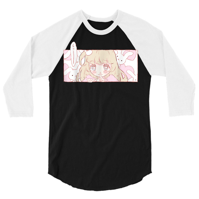 Yume Kawaii Anime Soft Girl Aesthetic Egirl Pastel Goth T Shirt 3/4 Sleeve Shirt | Artistshot