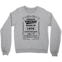 Vintage Legend Was Born 1979 Crewneck Sweatshirt | Artistshot