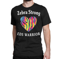 Zebra Strong Eds Warrior   Ehlers Danlos Syndrome Awareness Pullover H Classic T-shirt | Artistshot