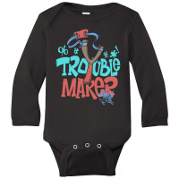 Trouble Maker Long Sleeve Baby Bodysuit | Artistshot