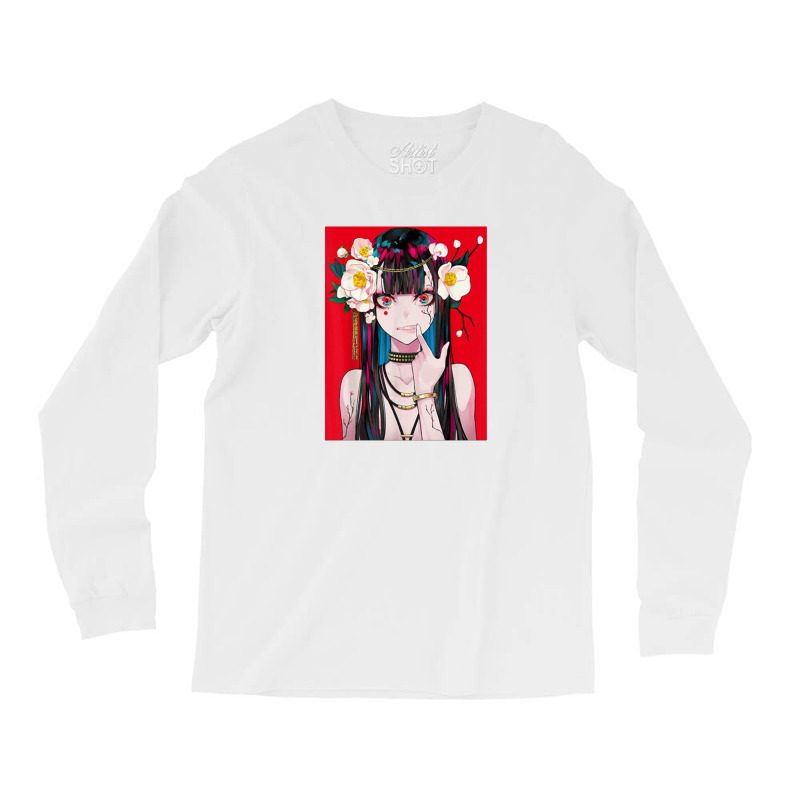 Anime Girl Japanese Aesthetic Anime Otaku Long Sleeve Shirts | Artistshot