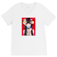 Anime Girl Japanese Aesthetic Anime Otaku V-neck Tee | Artistshot