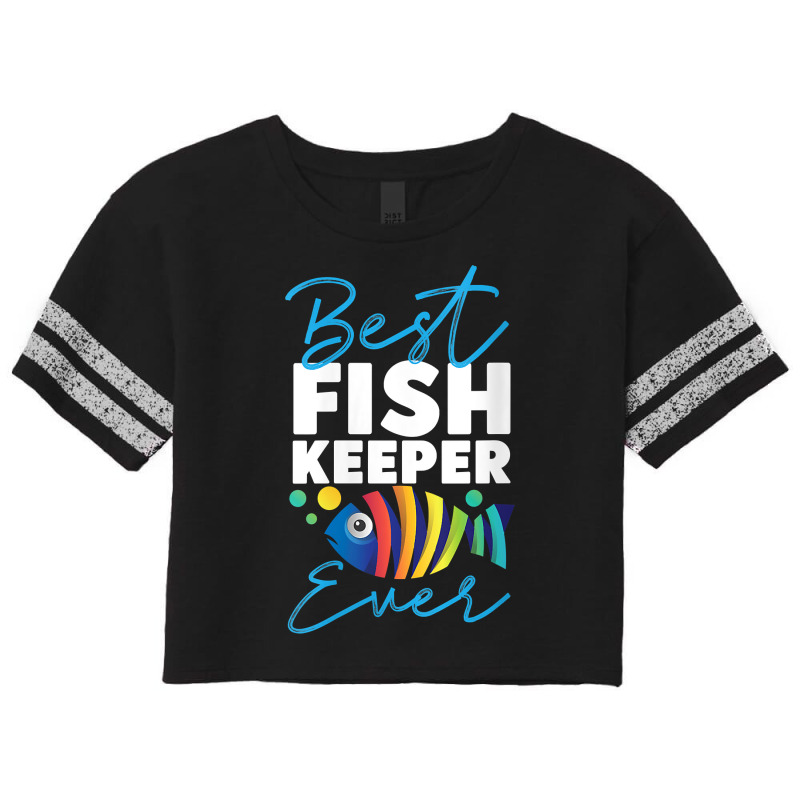 Womens Saltwater Aquarium Rainbow Best Fishkeeper Ever V Neck T Shirt Scorecard Crop Tee by naythendeters2000 | Artistshot