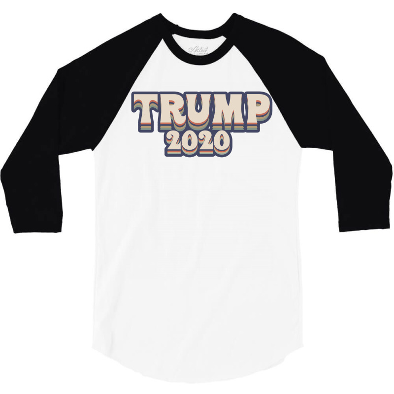 Trump 2020 3/4 Sleeve Shirt | Artistshot