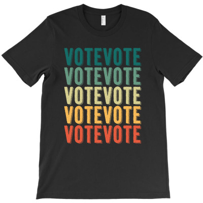 Vote Vintage T-shirt Designed By Alemin