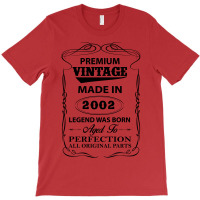 Vintage Legend Was Born 2002 T-shirt | Artistshot