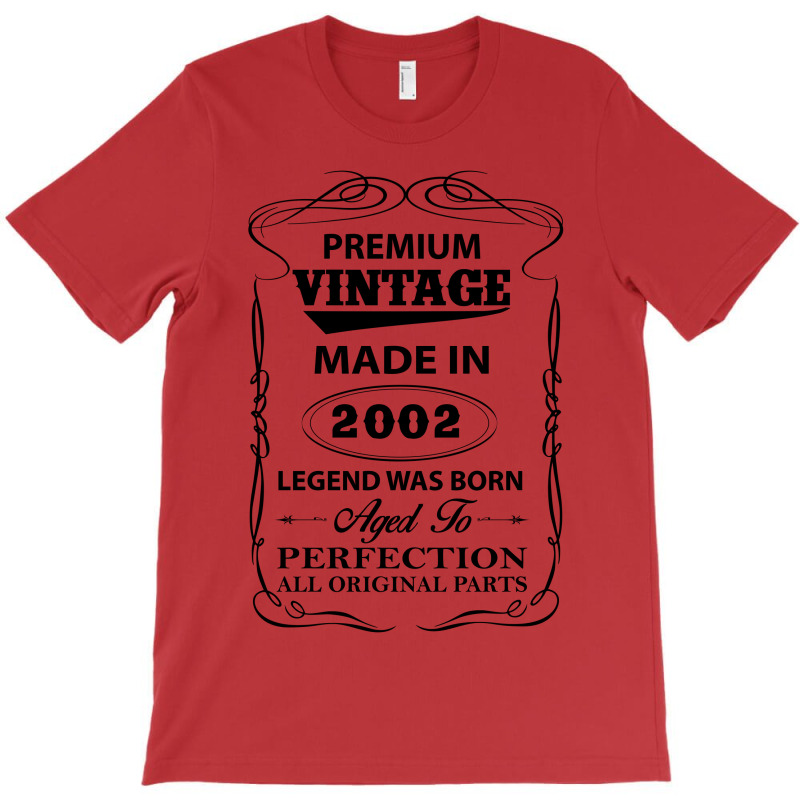 Vintage Legend Was Born 2002 T-shirt | Artistshot