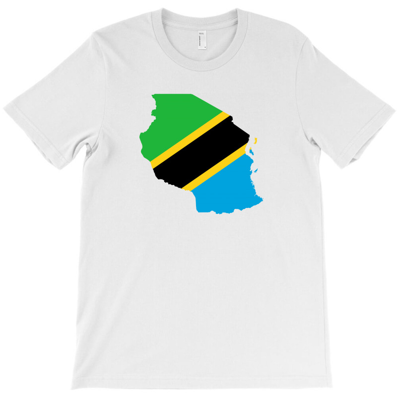 Tanzania Flag Map T-shirt | Artistshot