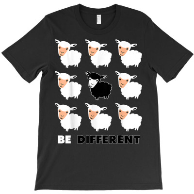 Black Sheep Be Different Shirt T-shirt Designed By Windrunner